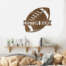 Personalized Football Name Sign, Wooden Name Sign, Football Nursery Decor, Baby Name Sign Wood Sign, Football Gift, Nursery Name Sign for Baby Boy gift/19 by TinyTreasures Baby Boutique
