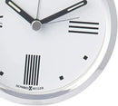 Howard Miller Tribeca Tabletop Clock – Modern Decorative Alarm Clock with Quartz Movement Brushed Aluminum Base & Beveled Glass Accents for Elegant Home & Office Decor Bold Accent Piece by CozyNest Decor