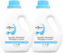 AspenClean Natural Laundry Detergent Unscented - 100% Natural, Organic, HE Liquid Laundry Detergent- Vegan, Non-Bio, Cruelty-Free, Biodegradable - Safe for Babies, Pets & Kids - EWG Certified (2 pack) by TinyTreasures Baby Boutique