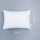 NTBAY 2 Pack Cotton Down Alternative 13x18 Pillows, Machine Washable - Soft and Breathable Travel Small Pillows for Sleeping, Ideal for Daycare, Crib, Cot by TinyTreasures Baby Boutique