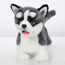 Electronic Walking Siberian Husky Stuffed Dog Toy, Realistic Interactive Puppy Pet Dog, Walking, Barking,Wagging Tail & Talking,Present Pet Gifts for Year Boys Girls by TinyTreasures Baby Boutique