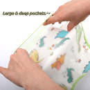 Baby bibs Waterproof Toddler bib - Feeding bib with Pocket for Infant Boy Girl Washable 6-36M by TinyTreasures Baby Boutique