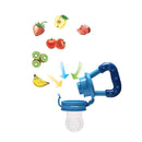 Food Feeder Baby Fruit Pacifier (3 Pcs) with 6 Different Sized Silicone Pacifiers 2 PCS Dispensing Spoon 90ML Spoons Clip Infant Teething Feeders -Blue by TinyTreasures Baby Boutique