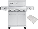 Monument Grills Larger 4-Burner Propane Gas Grills Stainless Steel with Cooking Grids(2 Items) by GreenHaven Gardens