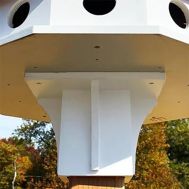 Clubhouse Bird House with Decorative Post Mounting Bracket, photo 6 of 9