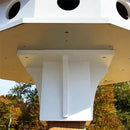 Clubhouse Bird House with Decorative Post Mounting Bracket by GreenHaven Gardens