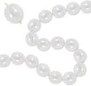 Clear Quick Link Balloons, 100PCS 6 Inch Small Bubble Linking Balloons for Making Balloon Wall Heart Arch, Tails Balloon for Wedding Birthday Baby Shower Engagement Graduation Party Decorations by CozyNest Decor