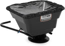Titan Attachments 12 Volt ATV/UTV Broadcast Spreader, 80 LB Capacity, Back or Front Mounting for ATV, UTV, Or Utility Tractor, Lawn and Garden Seed Spreader with Rain Cover by GreenHaven Gardens