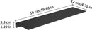 JOOM Small Metal Wall Floating Shelf - Metal Wall Shelf, Black Floating Shelf, Small Bathroom Shelf, Display Shelves for Wall Storage (Black, 20 in) by CozyNest Decor