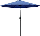 Sunnyglade 9' Patio Umbrella Outdoor Table Umbrella with 8 Sturdy Ribs (Navy Blue) by GreenHaven Gardens