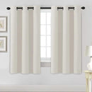 H.VERSAILTEX Room Darkening Curtains for Living Room Light Reducing Thermal Insulated Window Treatment Panels/Drapes Grommet Top 2 Panels (Ivory - 42 x 63 Inches) by CozyNest Decor