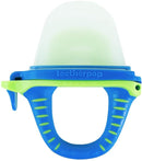 Teetherpop Fillable Silicone Teether for Babies – Breastmilk Popsicle Molds for Teething with Spill-Proof Sippy Slits – Freezable Baby Teethers for Liquids & Purées - Cooling Teething Relief -BlueLime by TinyTreasures Baby Boutique