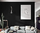 Dimoon 236''x23.6'' Black Peel and Stick Wallpaper Contact Paper Modern Self Adhesive Wall Paper Removable Renter Friendly Textured Solid Color Shelf Cabinet Vinyl Roll (236''x23.6'',Black) by GreenHaven Gardens