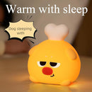 ATSUI Cute LED Night Light for Kids, Squishy Dog Design, 3 Level Dimmable, Food Grade Silicone Construction by TinyTreasures Baby Boutique