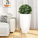 QCQHDU 21 inch Tall Planters for Indoor & Outdoor Plants, 2 Pack Sturdy Plant-Flower-Tree Pots for Front Porch Patio Deck Living Room Decor by GreenHaven Gardens