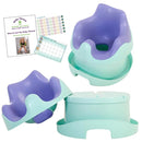 Pediatrician-Approved Squat Position for Easier Pooping & Elimination Communication (EC) | 7-in-1 Potty Training Seat | Includes Footrest, Step Stool & Toddler Toilet Seat | Reduces Diaper Waste by TinyTreasures Baby Boutique