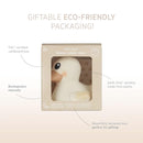 HEVEA Kawan Mini Rubber Duck - 100% Natural Rubber Baby Bath Toy - Eco Friendly, Perfect for Playing, Teething, and Bathing - Mold Free Bath Toys - Marshmallow White by TinyTreasures Baby Boutique