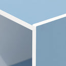 Furinno 3-Tier Open Shelf Bookcase, White/Light Blue 11003WH/LBL by TinyTreasures Baby Boutique