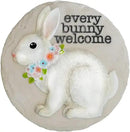Spoontiques - Garden Décor - Bunny Stepping Stone - Decorative Stone for Garden by CozyNest Decor
