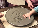 Large DIY Stepping Stone Kit, Handprint Stepping Stone, Mother's Day Gift, Footprint Stepping Stone (12 Inch + Stamp Set) by TinyTreasures Baby Boutique