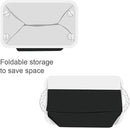 TheWarmHome Storage Bins for Shelves - 12x8x5.2 inch 1 Pack Storage Baskets for Gifts Empty for Closet Organizing Dog Gift Cloth Toy Cubes Box (White & Black) by CozyNest Decor