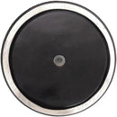 Amazon Basics Fluted Round Ceramic Planter, 8-Inch, Black by GreenHaven Gardens