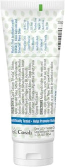 Coral White Nano Silver Mint Toothpaste, Natural Fluoride Free Teeth Whitening Toothpaste, Coral Calcium Nano Silver Infused SLS, Glycierin Free 4 Ounce (2 Pack) by CozyNest Decor