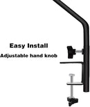 ERYTLLY Extended Reach Deck Hook Wall Pole Wall Mounted Deck Hook Extensible and 43 inch Wall Bracket for Hanging Bird Feeder,Plants,Wind Chimes,Lanterns 2 Packs by GreenHaven Gardens