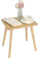 AWASEN Side Table, Small End Accent Table for Living Room Bedroom Office Small Spaces, Modern Wood Side Table Nightstand with Solid Wood, Easy Assembly, (Natural) by CozyNest Decor