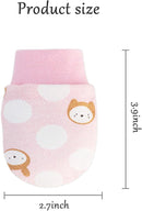 Baby Mittens No Scratch Mittens Infant Soft Gloves Mittens for 0-6 Months Boys Girls by TinyTreasures Baby Boutique