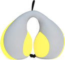 MOOB Kids Travel Pillow for Car Seat Kids U-Shape Travel Neck Pillow Support Children Stroller Pillow Grey Yellow by TinyTreasures Baby Boutique