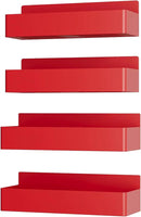 Magnetic Spice Rack for Refrigerator, Kitchen Organizer and Storage Shelf, Red (4 Pack)… by CozyNest Decor