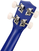 POMAIKAI Soprano Ukulele for Beginners, Ukelele 21" Beginner Instrument for Adults Wood Guitar Small (Dark blue) by TinyTreasures Baby Boutique