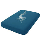 hyha Waterproof Couch Cushion Covers, Stretch Sofa Couch Seat Slipcover for Dog Washable, Non-Slip Waterproof Outdoor Cushion Covers for Patio Furniture Replacement (1 Piece for Medium, Deep Teal) by CozyNest Decor