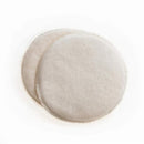 Soothingly Soft Merino Wool Nursing Pads, Style Softline, Extra Thickness, 7 in. Diameter by TinyTreasures Baby Boutique