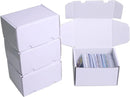 NUMINA 4 Pack 350 Small Card Storage Box, Heavy Duty Cardboard Game Card Organizer with Dividers for TCG, MTG, Sports & Trading Cards, Shipping Boxes for Collectors & Sellers by GreenHaven Gardens