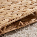 12 x 12in Water Hyacinth Storage Baskets, Wicker Storage Baskets for Shelves, Woven Baskets for Storage, Wicker Storage Basket for Bedroom, Living Room, Nursery Room (Natural 6 Packs 12x12in) by CozyNest Decor