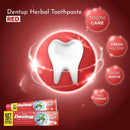 Vasu Dentup RED Herbal Toothpaste - Herbal Oral Care with Clove Oil & Mint - Fluoride-Free Natural Toothpaste for Daily Use - Fights Plaque, Freshens Breath, Soothes Gums - 5.03 fl.oz each (Pack of 2) by CozyNest Decor