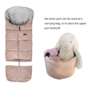 0-5T Length Extension Baby Universal Stroller Footmuff,Waterproof Durable Coral Fleece Stroller Bunting Bag,Stroller Bassinet Winter Blanket Cover Toddler,Pink by TinyTreasures Baby Boutique