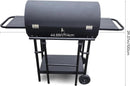 Charcoal Grill - Charcoal Barrel Grill with side shelf, Large Stainless Steel BBQ Grill suitable for outdoor camping,backyards, and patios (Extra Large) by GreenHaven Gardens
