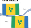 Saint Vincent and the Grenadines Flag Garden Yard House 2x3 ft Flags Double Sided Print Banner Indoor Outdoor Party Home Decorations for Boat Dorm House Balcony by GreenHaven Gardens