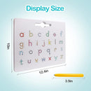 USATDD Magnetic Letters Practicing Board,Tracing ABC Alphabet Magnet Drawing Board Educational Preschool Practice Learning to Write Toys Montessori Uppercase&Lowercase Gift for Kids Toddlers by TinyTreasures Baby Boutique