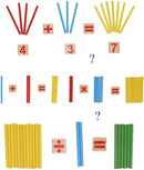 Umbresen Montessori Toys Math Educational Toy - Wooden Intelligence Sticks Number Cards and Counting Rods with Box by TinyTreasures Baby Boutique