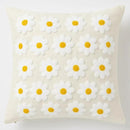 katre home madame & textile Throw Pillow Cover – Handcrafted Daisy Design on Natural Cotton – 18x18 inch – Decorative Punch Needle Cushion Cover – Boho Floral Accent Pillowcase by CozyNest Decor