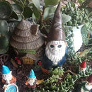 Garden Gnomes Christmas Table Decor Horror Decor Bookshelf Decor Halloween Decorations Gift - Brown by GreenHaven Gardens