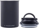 AirScape Planetary Design Stainless Steel Coffee Canister | Food Storage Container | US Patented Inner Plunger Lid REMOVES Excess Oxygen | Don't Buy airtight, Buy AIR-Less | (Medium, Matte Black) by CozyNest Decor