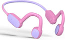 Kids Headphones, Bluetooth 5.2 Air Conduction Open Ear Headphones, 85dB Volume Limiting, Stereo Sound with Mic, IPX5 Waterproof, 20H Playtime, Perfect for School and Outdoor-Pink by TinyTreasures Baby Boutique