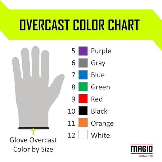 MAGID D-ROC ANSI A4 AeroDex Polyurethane Palm Coated Work Gloves, 12 Pairs, Size 11/2XL, GPD482, photo 5 of 9