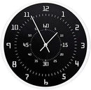 Modern Minimalist Black Stop Wall Clock by CozyNest Decor