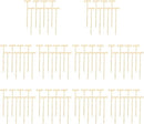 EXCEART Mini Rake Set - 80 Pcs Meditating Sand Zen Garden Accessories - Bamboo & Wood Adjustable Tools by GreenHaven Gardens